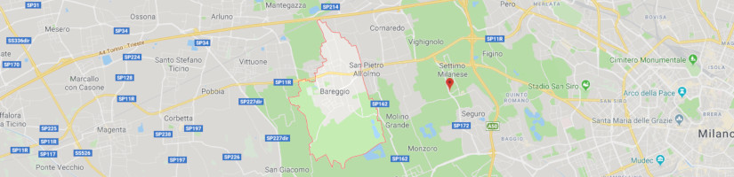 mappa Comune Bareggio