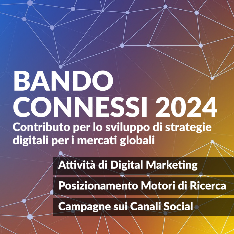 Bando connessi 2024 Marketing, SEO, SEM, Social Media